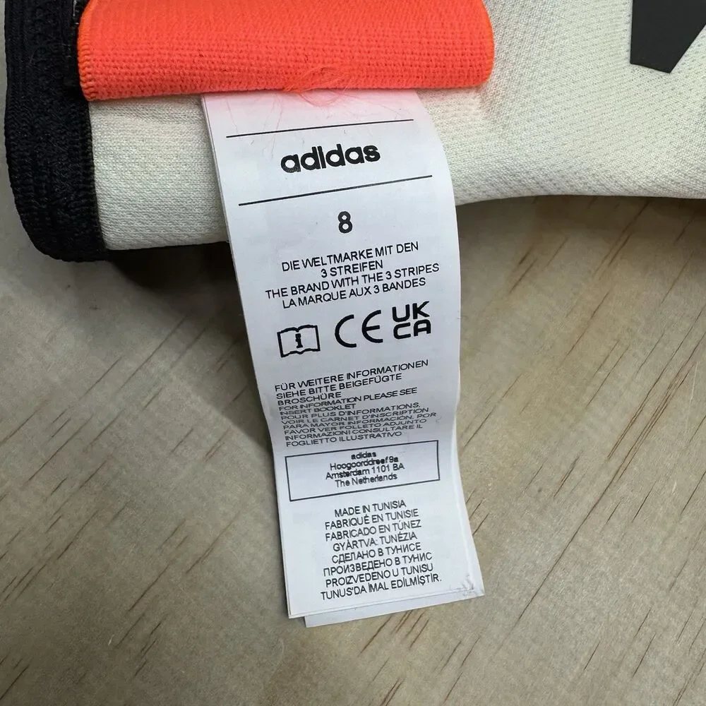 NEW adidas Copa GL League Goalkeeper Gloves Ivory Solar Red Black IQ4011 Size 8